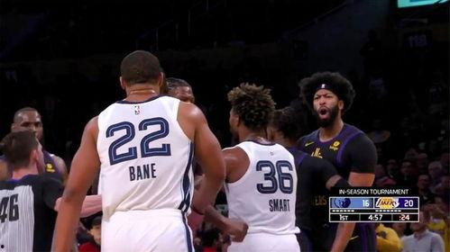 湖人冲突视频,球场激情瞬间引发热议